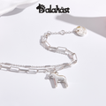 Women's  bracelet：Swedish Dalahast Classic Series Bracelet (Sterling Silver)