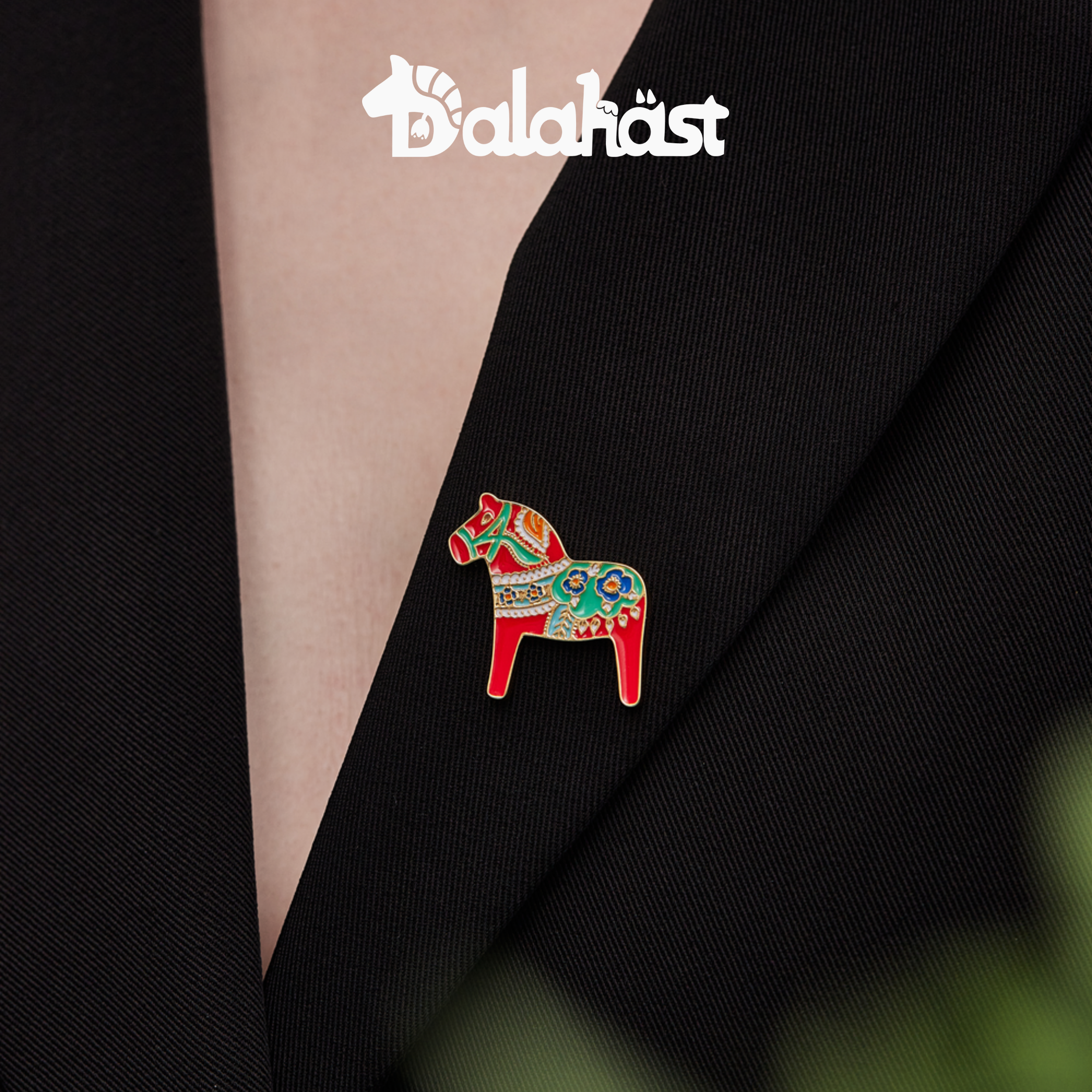 Swedish Dalahast Fashion Series Brooch