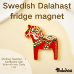 Swedish-Inspired Home Decor: Swedish Dalahast fridge magnet