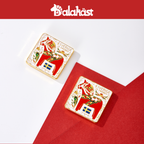 Swedish-Inspired Home Decor: Swedish Dalahast fridge magnet（square）