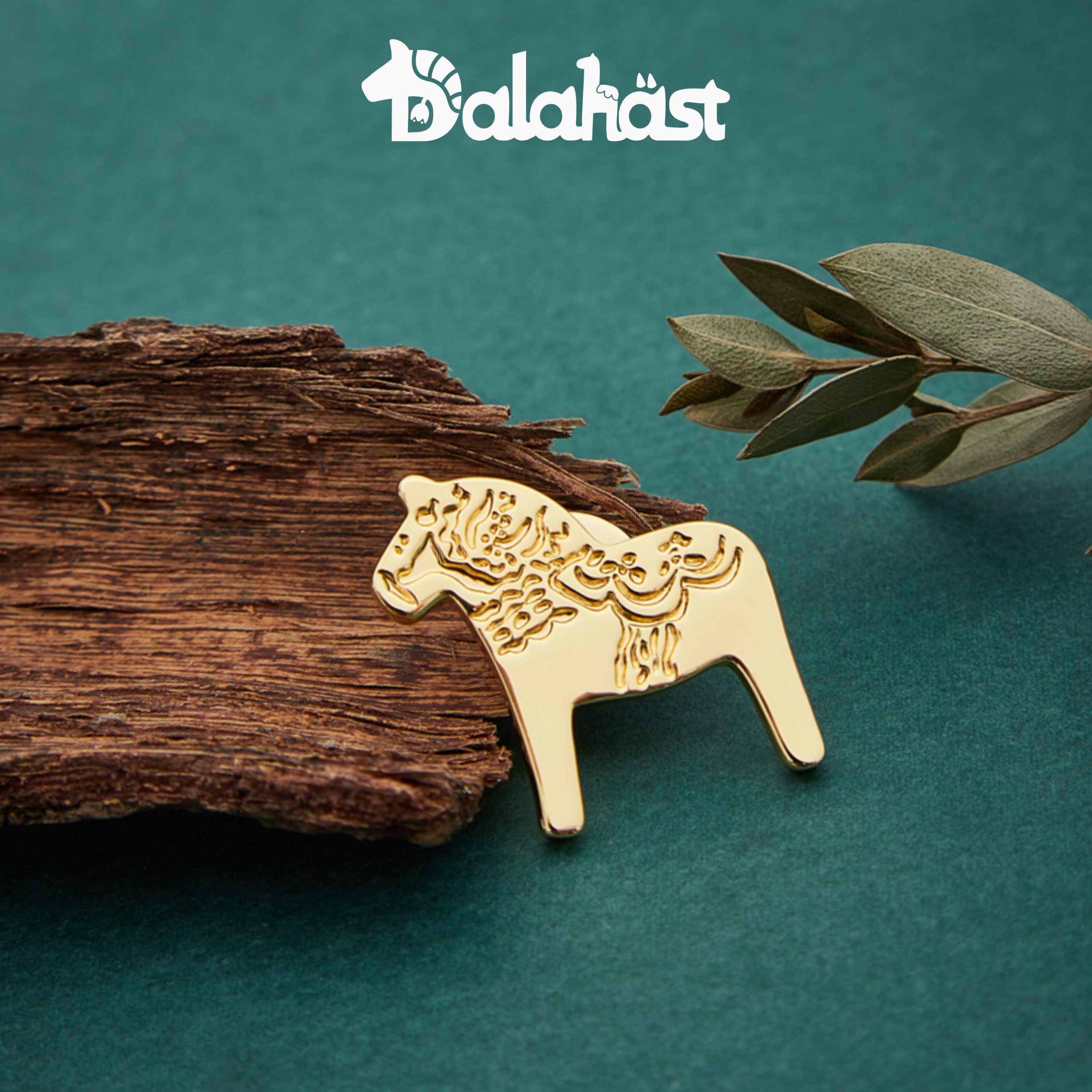 Swedish Dalahast Classic Series Brooch